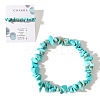 Synthetic Turquoise Chips Stretch Bracelets for Women AY5330-3-1