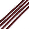 Braided Cowhide Leather Cord NWIR-N005-01A-6mm-2