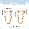 10Pair 304 Stainless Steel Ball Stud Earring EJEW-UN00020-3