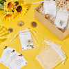 6Pcs 6 Styles Sunflower Enamel Pins JEWB-AR0001-21-4