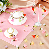 80Pcs 10 Colors Acrylic Shell Pearl Pendants PALLOY-FH00060-5