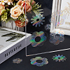 PVC Waterproof Shopwindow Decorative Sticker DIY-WH20007-17J-4