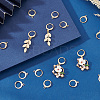 100Pcs 304 Stainless Steel Leverback Earring Findings STAS-PH0004-83-4