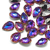 DIY Pointed Back K9 Glass Rhinestone Cabochons LS-RGLA-T052-7x10mm-04-1