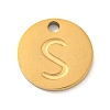 Ion Plating(IP) 304 Stainless Steel Pendants FIND-M017-02G-S-1