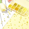 DIY Flat Round & Heart Acrylic & Glass Seed Beads Jewelry Making Findings Kits DIY-FS0006-43B-7
