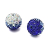 Gradient Color Design Polymer Clay Rhinestone Beads CLAY-NH0001-03F-2