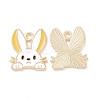 Alloy Enamel Pendants X-PALLOY-D015-08-2