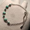 Synthetic Turquoise Link Bracelets BJEW-C146-04-1