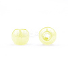 6/0 Imitation Jade Glass Seed Beads SEED-N004-006-08-2
