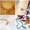 100Pcs 4 Colors Alloy Pendants FIND-SP0002-36-5