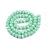 Electroplate Glass Beads Strands EGLA-A044-P8mm-A14-2