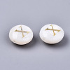 Natural Freshwater Shell Beads SHEL-S266-12X-1