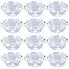 20Pcs Glass Bead Cone for Wind Chimes Making GLAA-SP0001-02-1