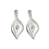 304 Stainless Steel Rhinestone Pendants STAS-L308-10P-1