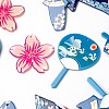 24Pcs 4 Style Acrylic Pendants KY-LS0001-08-4