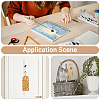 4Pcs Unfinished Blank Wooden Pendants Set for Painting Arts WOOD-CP0001-23B-5