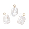 Natural Cultured Freshwater Pearl Pendants PALLOY-JF04281-1