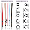 5Pcs 5 Colors Polyester Neck Strap DIY-GF0008-14-2