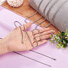 4Pcs 4 Styles 304 Stainless Steel Choker Necklaces for Women NJEW-TA0001-21-6
