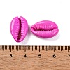 Baking Paint Cowrie Shell Beads SSHEL-M023-01N-3
