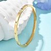 304 Stainless Steel Rhinestone Bangles for Women LS-BJEW-Z092-05G-2