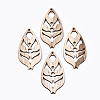 Unfinished Hollow Wood Big Pendants WOOD-N006-96-1