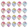 25Pcs 5 Colors Transparent Resin Fruit Decoden Cabochons RESI-CJ0004-16-1