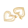 Brass Micro Pave Cubic Zirconia Pendants KK-C162-042G-2