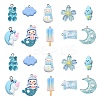 30Pcs 10 Styles Opaque & Transparent  Resin Pendants RESI-CJ0003-02-1