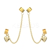 Brass Cuff Earrings EJEW-JE05407-01-1