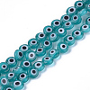 Handmade Evil Eye Lampwork Beads Strands LAMP-S191-02A-06-2