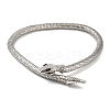 Alloy Popcorn Chain Necklaces LS-NJEW-Z020-01A-P-2