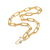 Iron Paperclip Chain Necklaces NJEW-JN02666-01-1