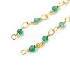 Brass Chain Necklace Making KK-K337-13G-07-2