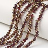 Electroplate Transparent Glass Beads Strands LS-EGLA-A034-T4mm-O04-1