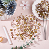 1 Box Half Round Resin & ABS Imitation Pearl Cabochons DIY-CP0012-96B-3