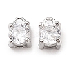 Brass Micro Pave Cubic Zirconia Pendants KK-D382-04P-01-1