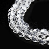 Electroplate Transparent Glass Beads Strands EGLA-A035-T4mm-A19-3