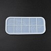 DIY Rectangle with Hand Dish Tray Silicone Molds DIY-P070-C01-4