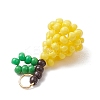 Handmade Glass Seed Beaded Pear Pendants PALLOY-MZ00486-4