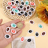 60Pcs 6 Colors Glass Craft Eyes for Doll DIY-CA0007-83-3