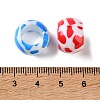 Printed Opaque Acrylic Beads AC-CBAA26B-12-3