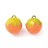 304 Stainless Steel Enamel Pendants STAS-I346-20G-07-1