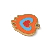 304 Stainless Steel Enamel Charms STAS-P388-19D-G-2