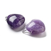 Natural Amethyst Pendants G-K371-02P-04-2