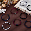 8Pcs 4 Colors Braided Rope Polyester Cord Bracelets BJEW-UN0001-55-2