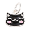Cat Shape 925 Sterling Silver Charms STER-F056-03S-02-1