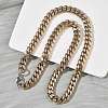 10MM 201 Stainless Steel Cuban Link Chain Necklaces for Women Men NJEW-F360-01G-1