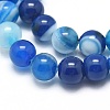 Natural Striped Agate/Banded Agate Beads Strands X-G-I254-03A-05-3